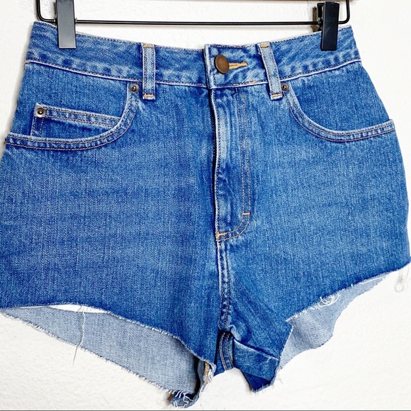 [ASOS] Ultra High Rise Cutoff Denim Jean Shorts - Picture 3 of 6